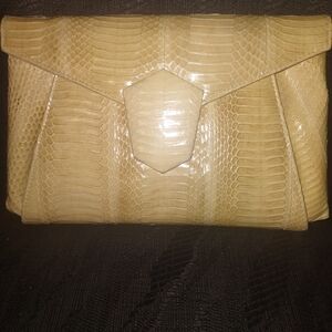 J. Renee Elegant Vintage Cream Clutch